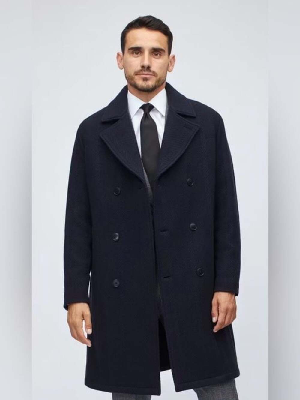Bonobos Wool Double Breasted Topcoat